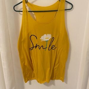 Yellow Smile Tank Top